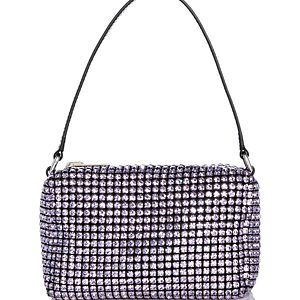 Alexander Wang Heiress Medium Rhinestone Mesh Pouch- 4193416