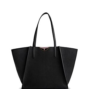 Zadig & Voltaire Le Borderline Soft Savage Medium Reversible Leather Tote- 4560895
