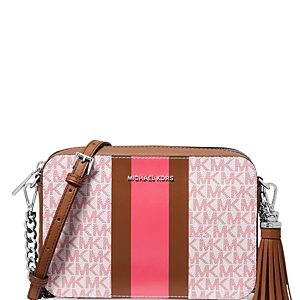 Michael Michael Kors Jet Set Medium Monogram Camera Bag- 4732869