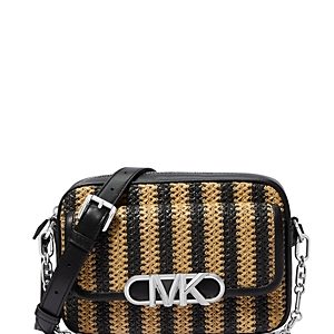 Michael Michael Kors Parker Medium Gold Tone Chain Swag Camera Crossbody- 4732886