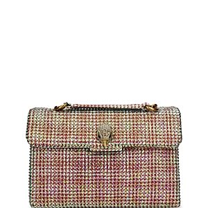 Kurt Geiger London Kensington Studded Houndstooth Crossbody- 4731547