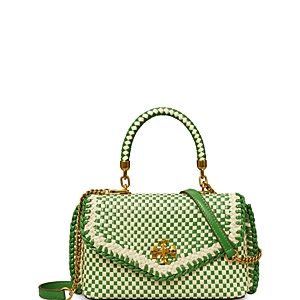 Tory Burch Mini Kira Woven Top Handle Bag- 4755475