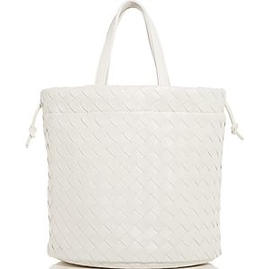 Bottega Veneta Small Castello Intreccio Leather Bucket Bag- 4727184