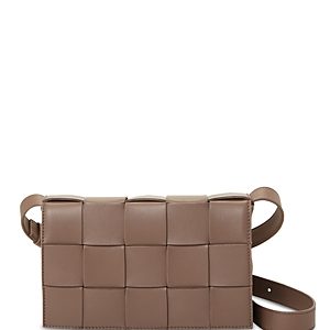 Bottega Veneta Cassette Leather Crossbody- 4394062