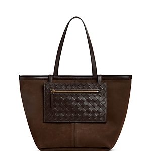 Bottega Veneta Borsa Medium Flip Flap Suede Tote Bag- 4727189