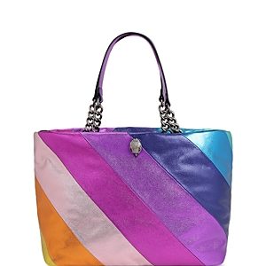 Kurt Geiger London Kensington Metallic Leather Large Shopper Bag- 4768180
