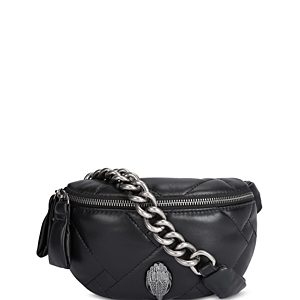 Kurt Geiger London Kensington Mini Quilted Leather Belt Bag- 4754116