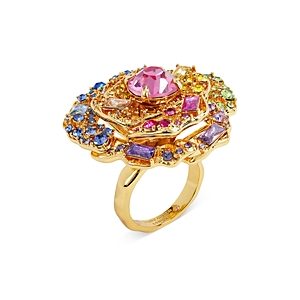 Kurt Geiger London Flower Bloom Cocktail Ring- 4760109