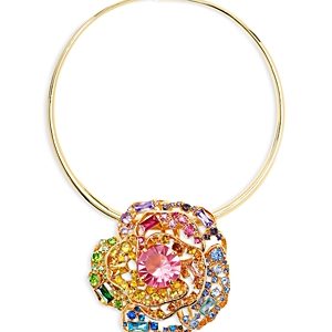 Kurt Geiger London Flower Bloom Collar Necklace, 15.5- 4760111