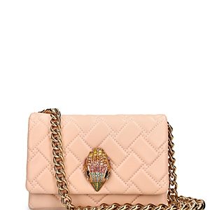 Kurt Geiger London Mini Kensington Quilted Leather Long Flap Crossbody- 4764731