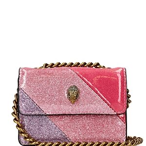 Kurt Geiger London Micro Kensington Sparkle Faux Leather Crossbody- 4731549
