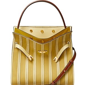 Tory Burch Lee Radziwill Canvas Panel Double Bag- 4785413