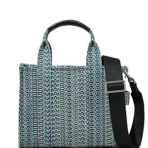 Marc Jacobs The Washed Monogram Denim Small Tote Bag- 4730722