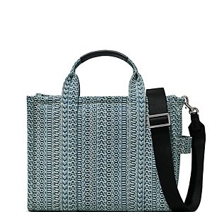 Marc Jacobs The Washed Monogram Denim Medium Tote Bag- 4730723