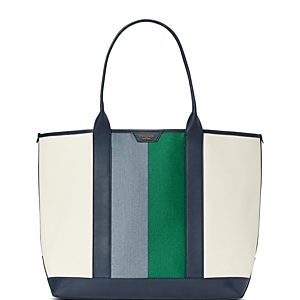 kate spade new york Racing Stripe Large Canvas Tote- 4720776