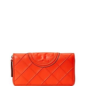 Tory Burch Fleming Soft Leather Zip Continental Wallet- 4785422