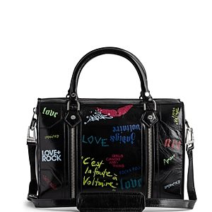 Zadig & Voltaire Sunny Medium Leather Vintage Effect Bag- 4746648