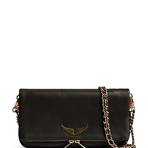 Zadig & Voltaire Rock Leather Shoulder Bag- 3950455