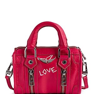 Zadig & Voltaire Sunny Nano Mini Vintage Effect Leather Bag- 4746668