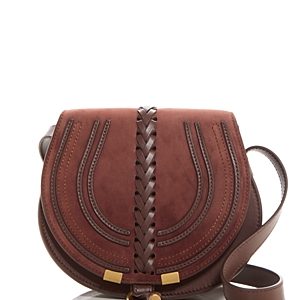 Chloe Marcie Small Leather Crossbody Saddle Bag- 4806953