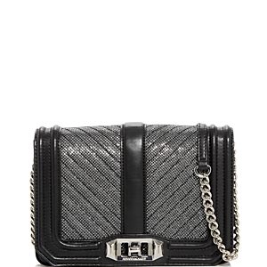 Rebecca Minkoff Love Quilted Chevron Small Crossbody- 4801373