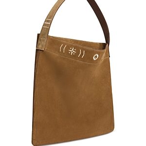 Gerard Darel Lady Amber Suede Leather Tote- 4799929