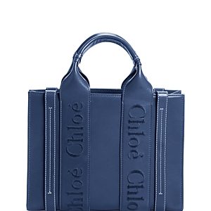 Chloe Woody Small Leather Crossbody Tote- 4719047