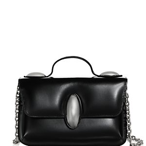 Alexander Wang Dome Structured Leather Pouchette Satchel- 4784781