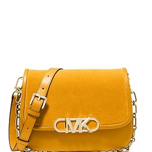 Michael Kors Parker Medium Saddle Messenger Bag- 4836659