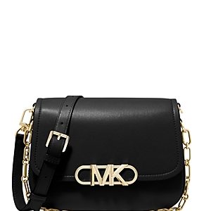 Michael Michael Kors Parker Medium Leather Saddle Messenger Bag- 4836658