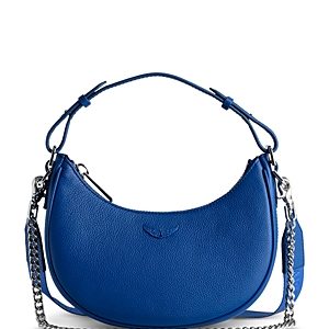 Zadig & Voltaire Moonrock Small Grained Leather Handbag- 4746656