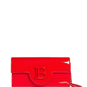 Balmain BBuzz Wallet On A Chain Patent Leather- 4793168
