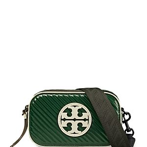 Tory Burch Miller Patent Puffy Quilted Mini Crossbody Bag- 4851398