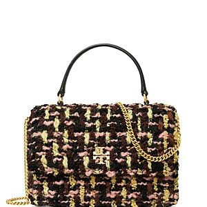 Tory Burch Kira Tweed Mini Top Handle Chain Wallet- 4851408