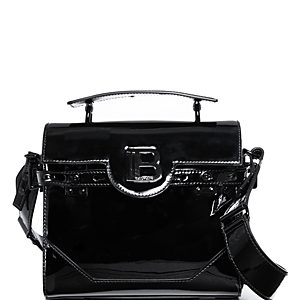 Balmain B-Buzz 23 Patent Leather Bag- 4793161
