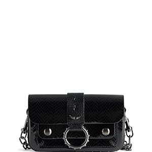 Zadig & Voltaire Kate Shiny Embossed Leather Wallet- 4746653