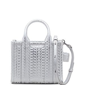 Marc Jacobs The Monogram Metallic Leather Mini Tote Bag- 4841796
