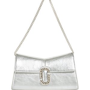 Marc Jacobs The Metallic St. Marc Convertible Leather Clutch- 4841785