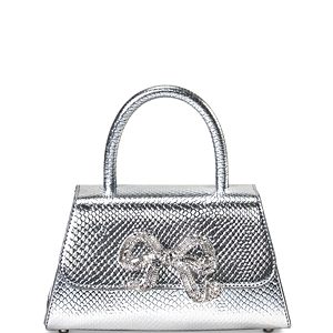 Self-Portrait Diamante Bow Convertible Mini Bag- 4879767