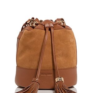 See by Chloe Vicki Suede & Leather Bucket Bag- 4860696
