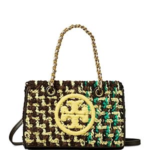 Tory Burch Fleming Mini Soft Tweed Chain Tote- 4851403