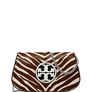Tory Burch Reva Zebra Print Convertible Clutch- 4863500