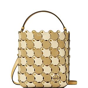 Tory Burch McGraw Small Die Cut Bucket Bag- 4863492