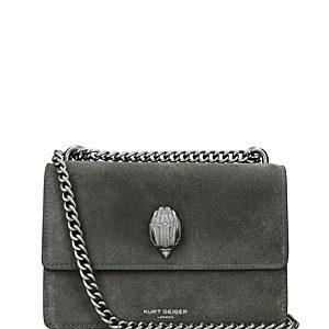Kurt Geiger London Shoreditch Small Suede Shoulder Bag- 4874728