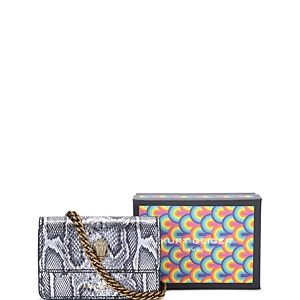 Kurt Geiger London Shoreditch Extra Small Snake Embossed Crossbody- 4874734