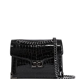 The Kooples Emily Croc Embossed Chain Bag- 4854581