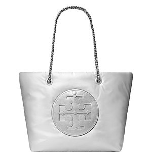 Tory Burch Ella Metallic Puffy Chain Tote- 4893553