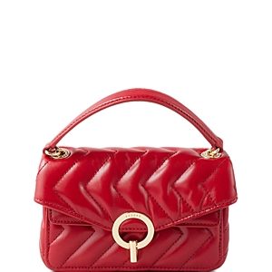 Sandro Yza Small Leather Handbag- 4813435