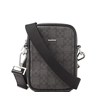 Sandro Square Cross Logo Crossbody Bag- 4794346