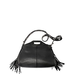 Maje Miss M Medium Leather Handbag- 4795201